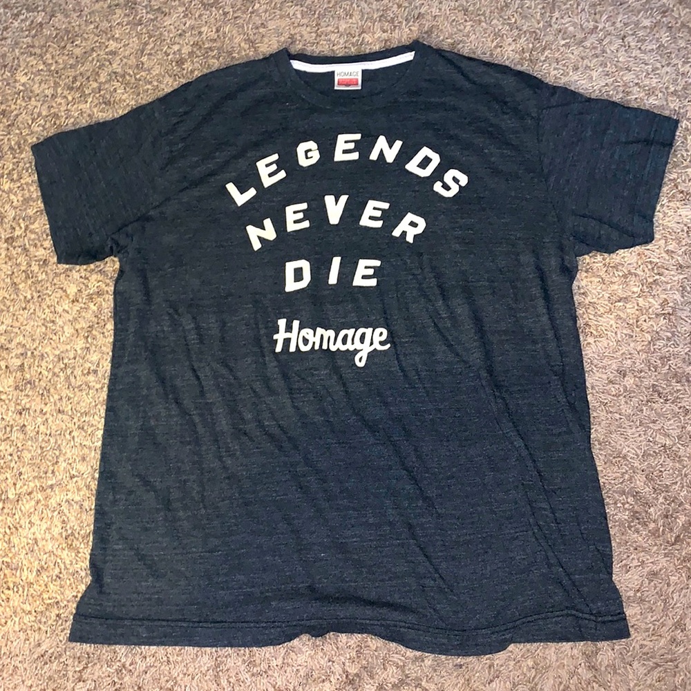 Men’s Homage Tee Legends Never Die Size XL
